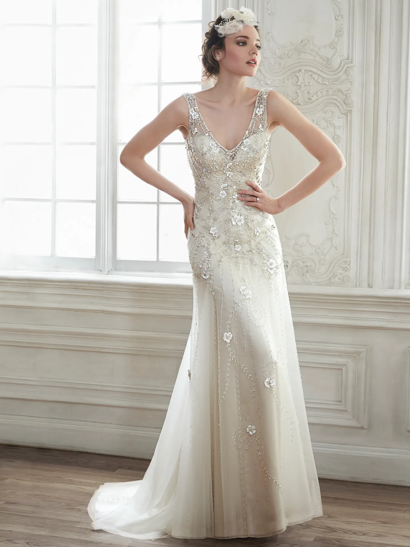 Maggie Sottero Wedding Dress Demi 5MT024 front