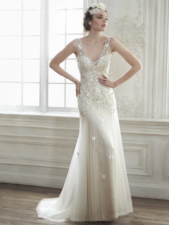 Maggie Sottero Wedding Dress Demi 5MT024 front