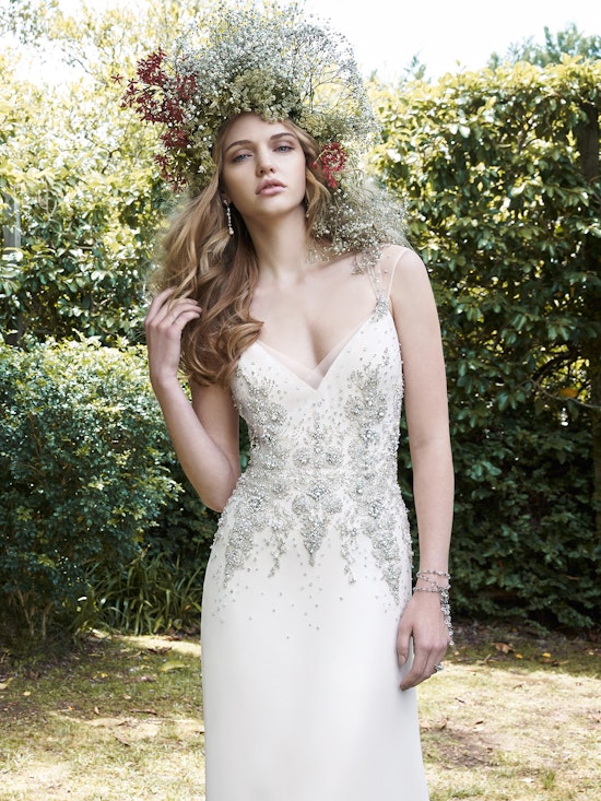 Maggie Sottero Wedding Dress Zarina 5HW166 front