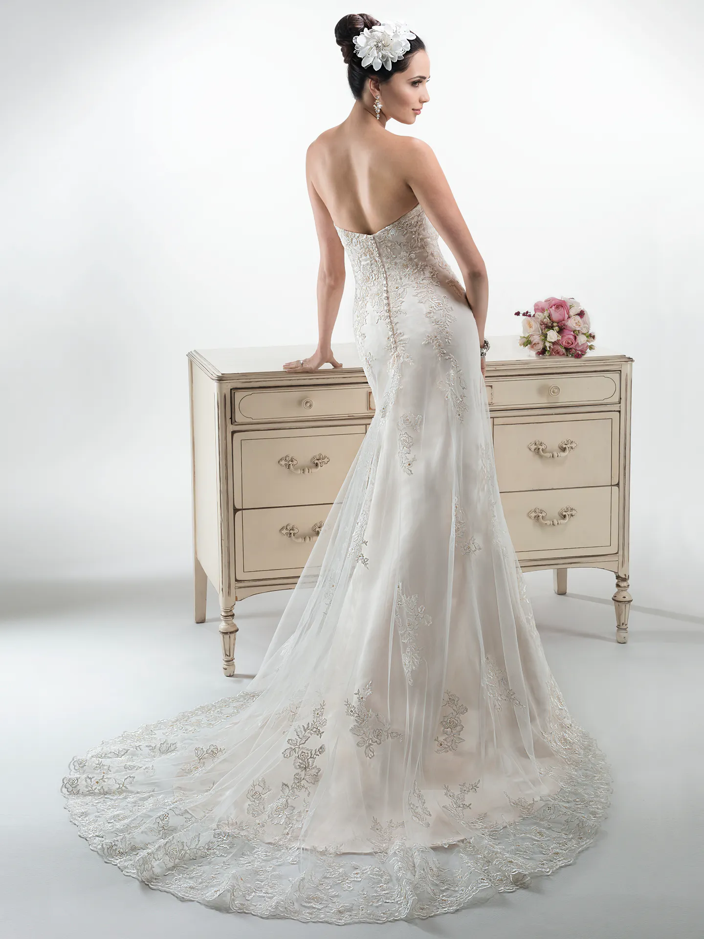 Maggie Sottero Wedding Dress Bethany 4MC025 back