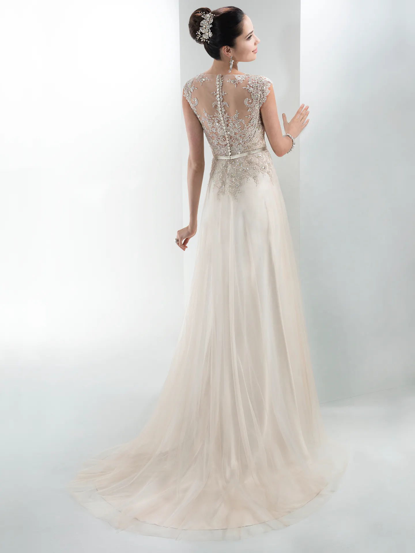 Maggie Sottero Wedding Dress Carmen 4MS011 back