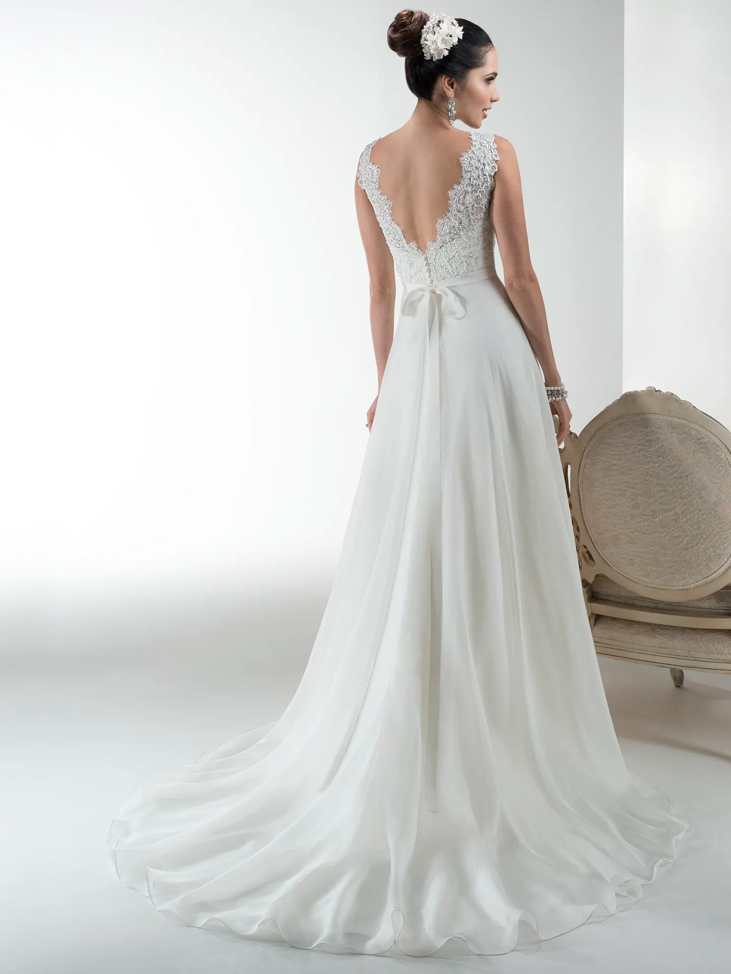 Maggie Sottero Wedding Dress Debra 4MS042 back