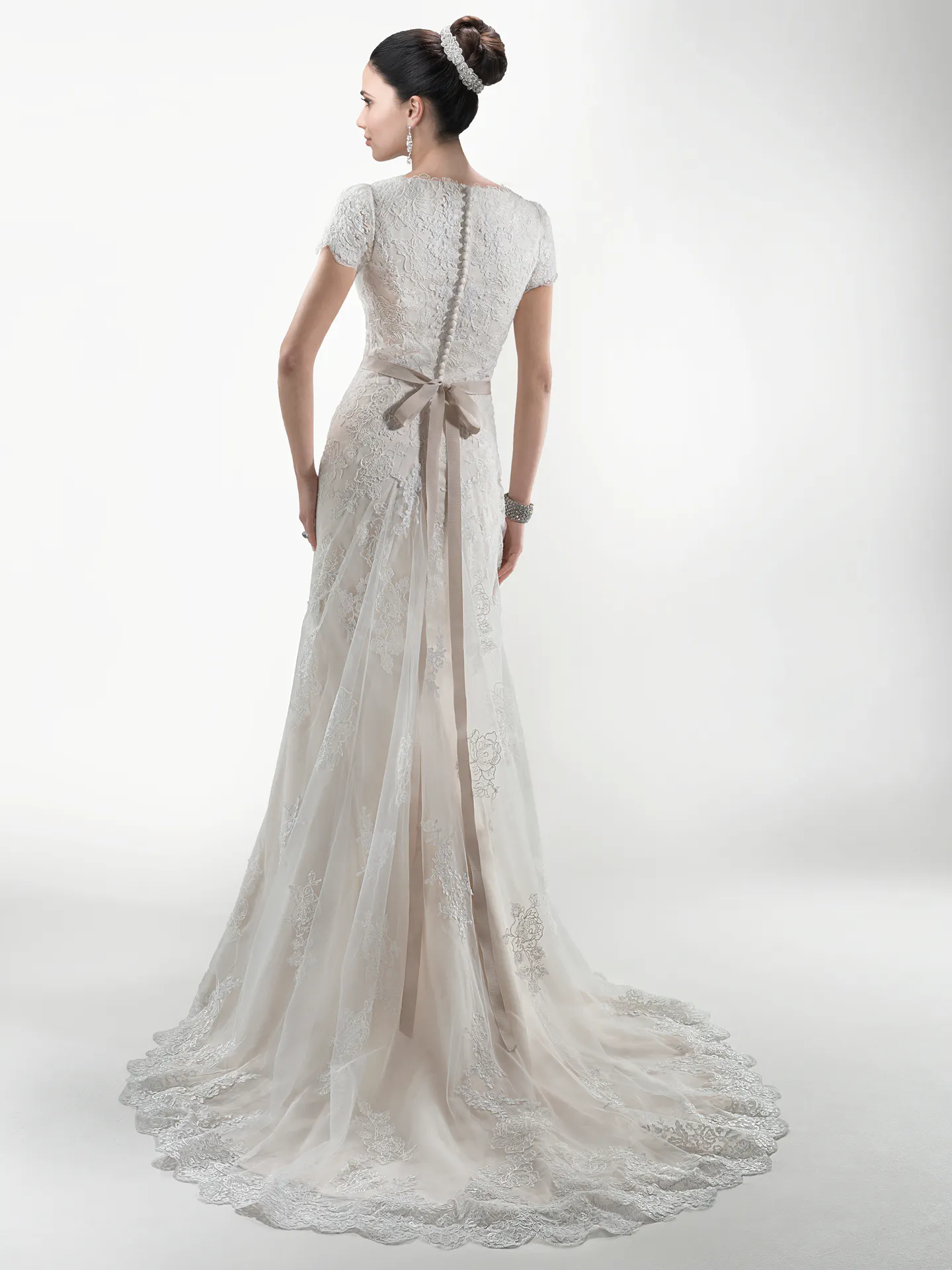 Maggie Sottero Wedding Dress Joelle Marie 4MS055 back