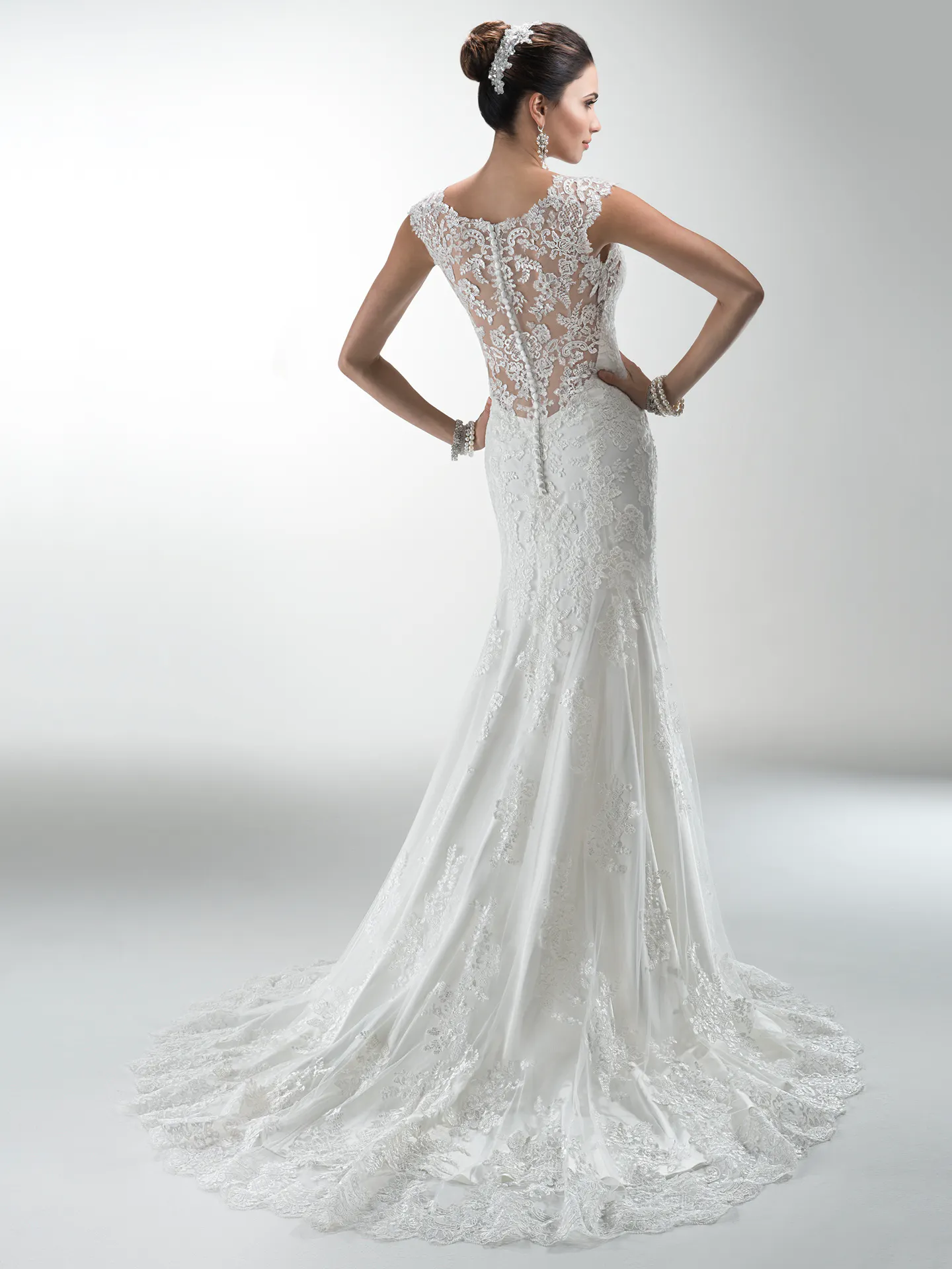 Melanie  Vintage Lace Wedding Dress by Maggie Sottero