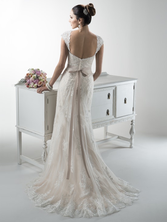 Maggie Sottero Wedding Dress Joelle 4MS062 back