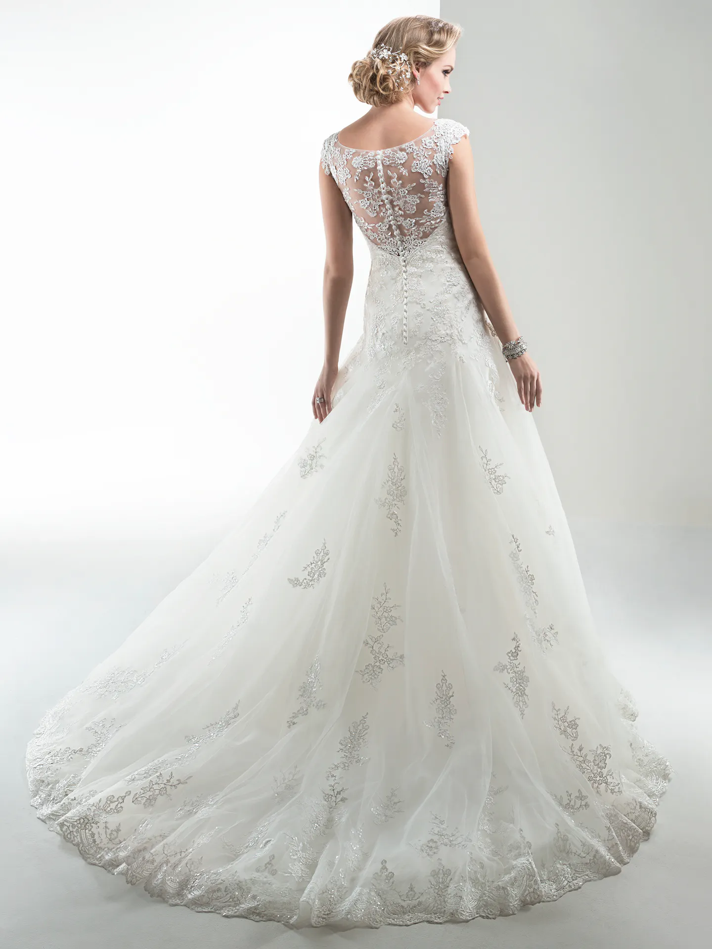 Maggie Sottero Wedding Dress Briony 4MW012 back