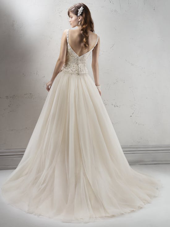 Sottero and Midgley Wedding Dress Fontaine 4SB937 back
