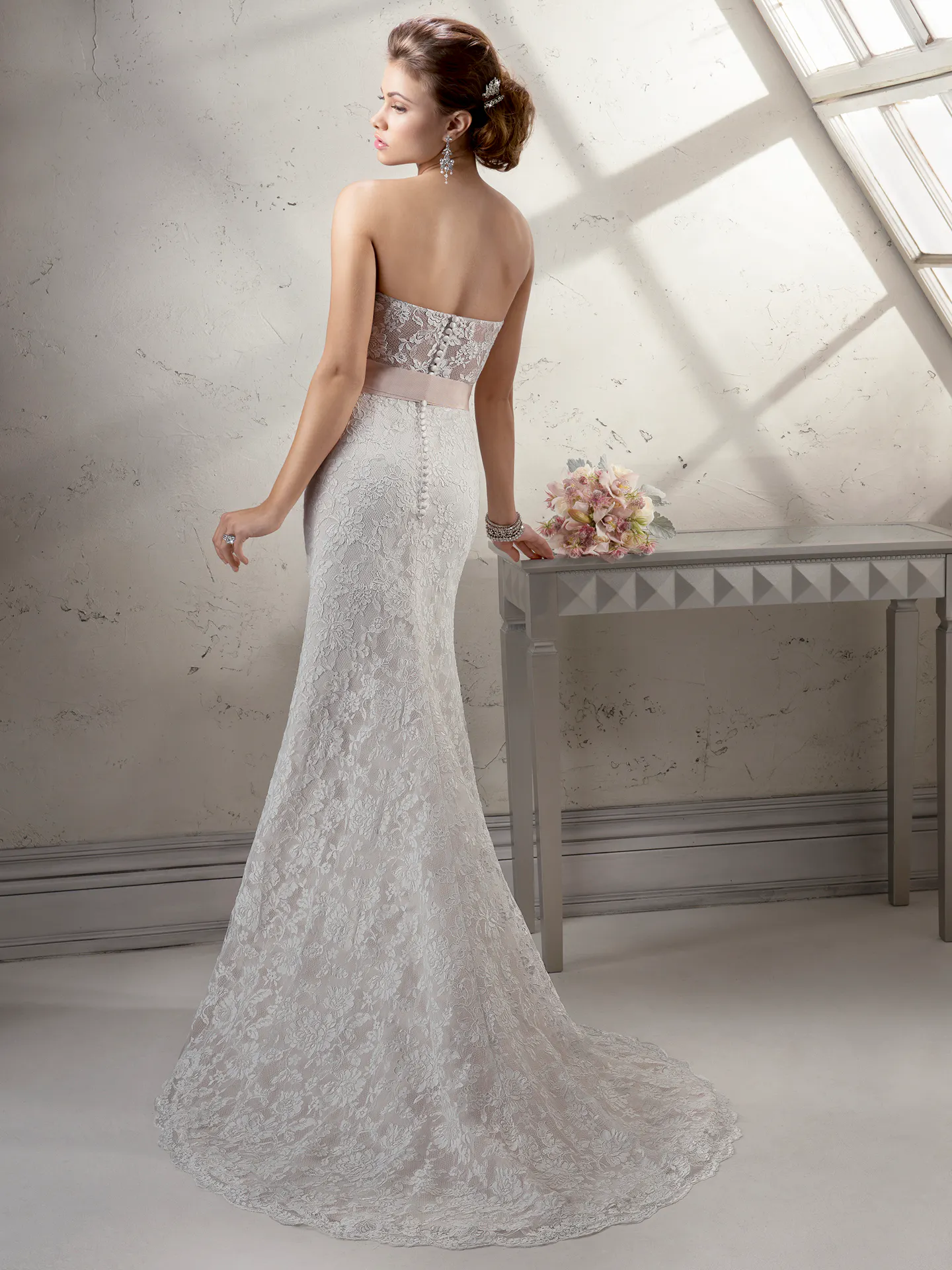 Sottero and Midgley Wedding Dress Jennifer 4SB979 back