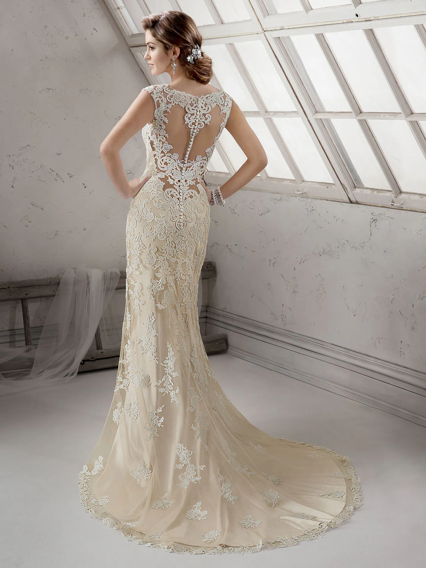 Sottero and Midgley Wedding Dress Francine 4SS010 back