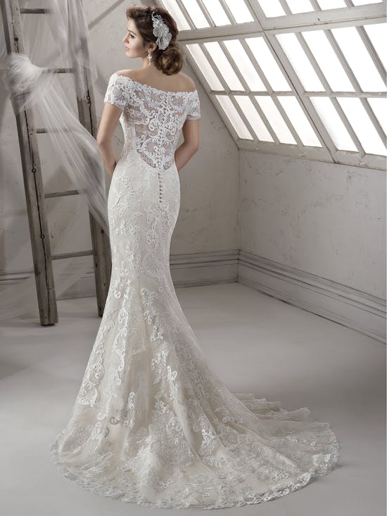 Sottero and Midgley Wedding Dress Dakota 4ST051 back