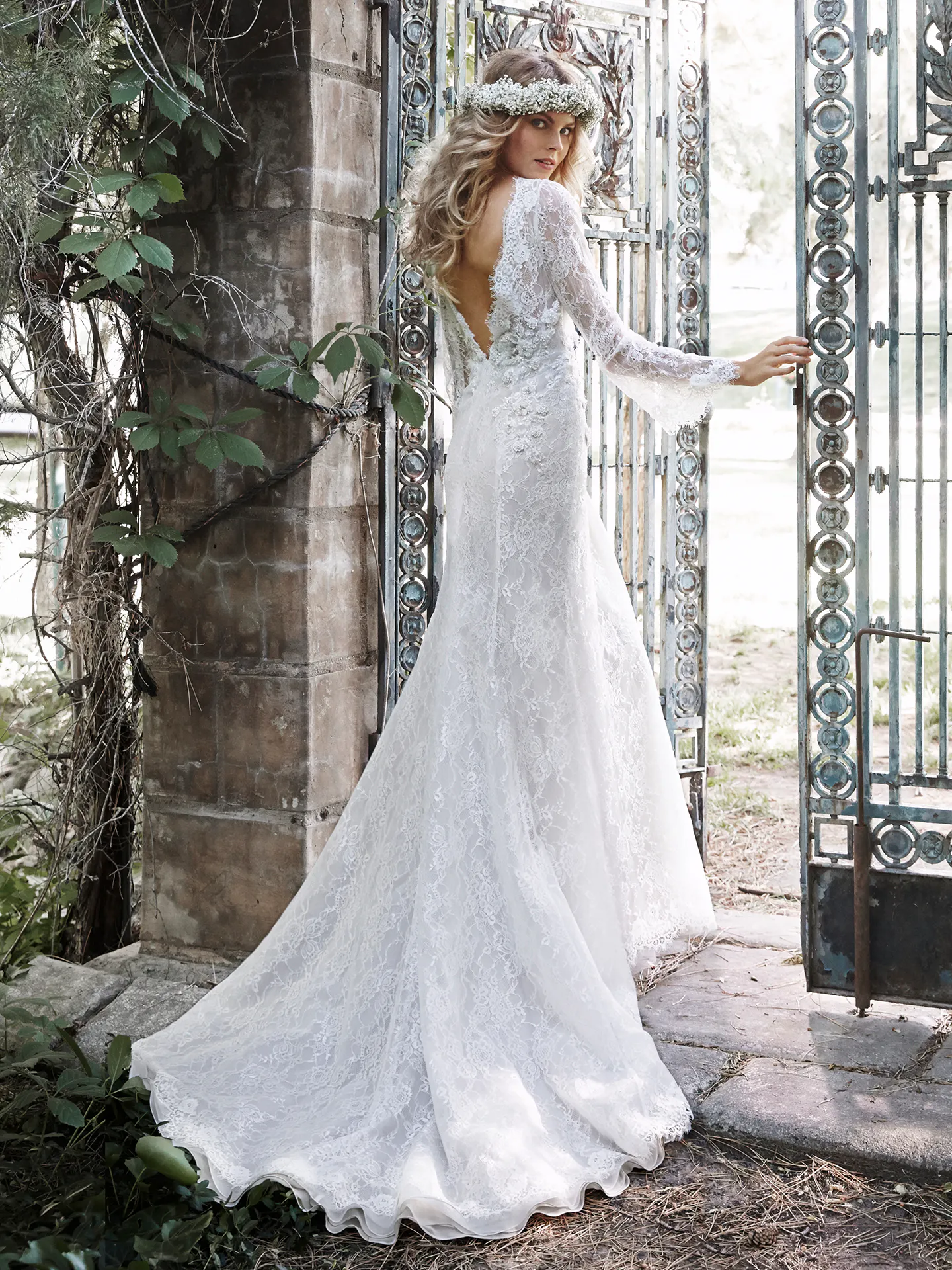 Maggie Sottero Wedding Dress Dahlia 5HS158 back