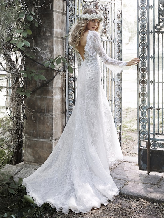 Maggie Sottero Wedding Dress Dahlia 5HS158 back