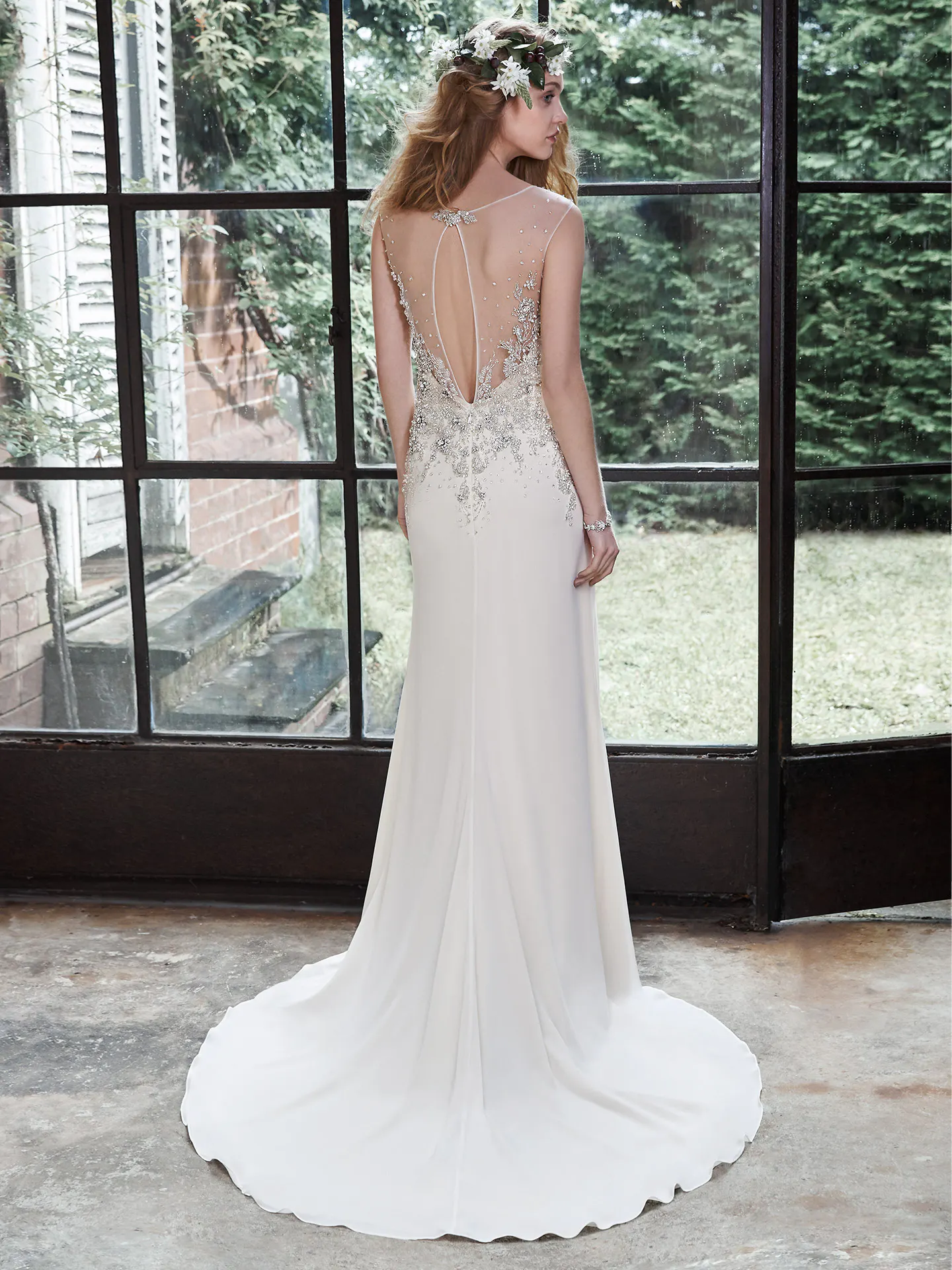 Maggie Sottero Wedding Dress Zarina 5HW166 back