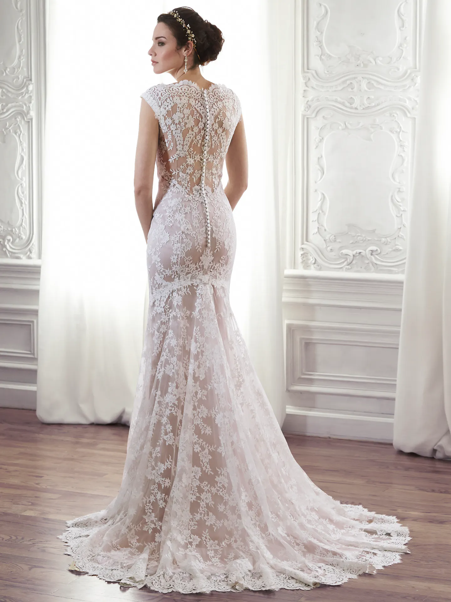 Maggie Sottero Wedding Dress Londyn 5MC013 back