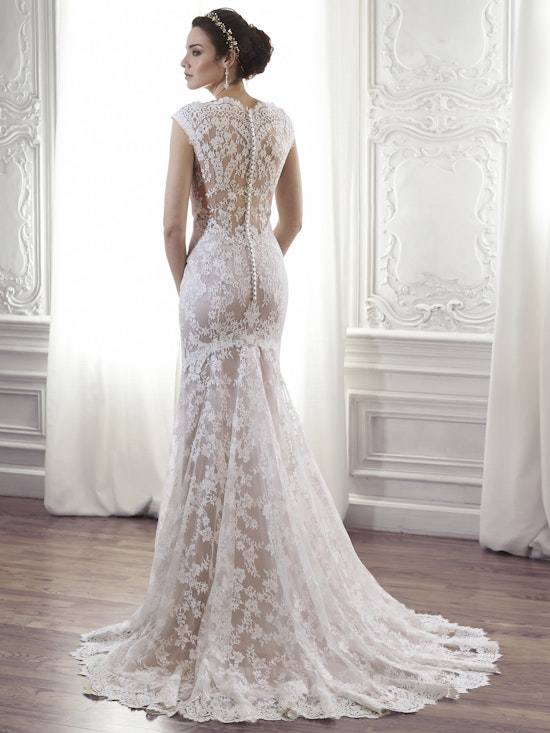 Maggie Sottero Wedding Dress Londyn 5MC013 back