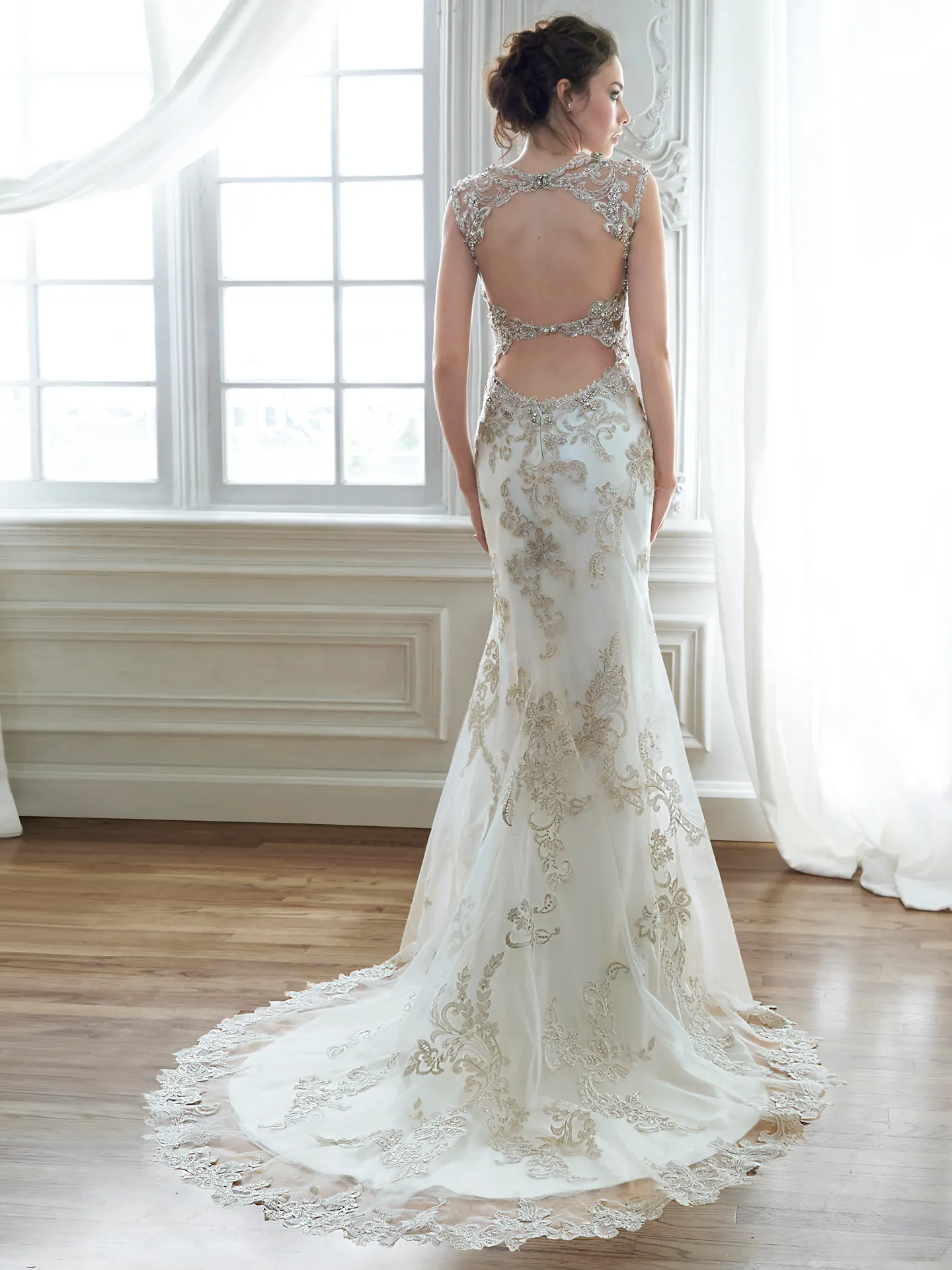 Maggie Sottero Wedding Dress Jade 5MD056 back