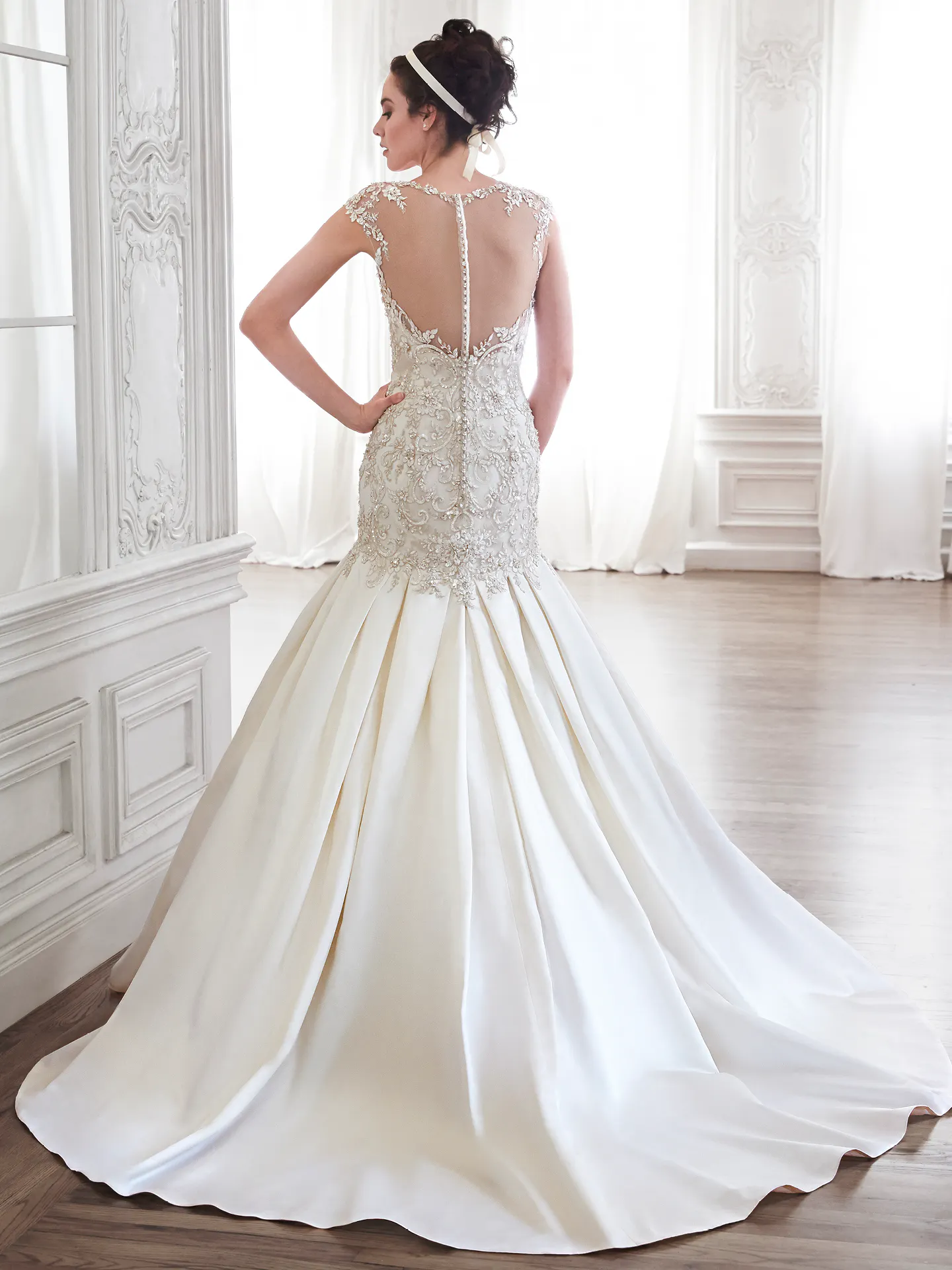 Maggie Sottero Wedding Dress Lenya 5MR094 back