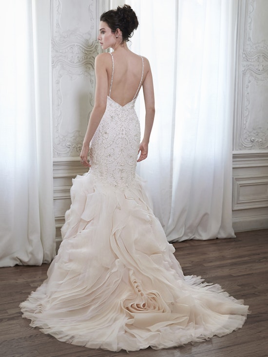 Maggie Sottero Wedding Dress Yasmina 5MR163 back