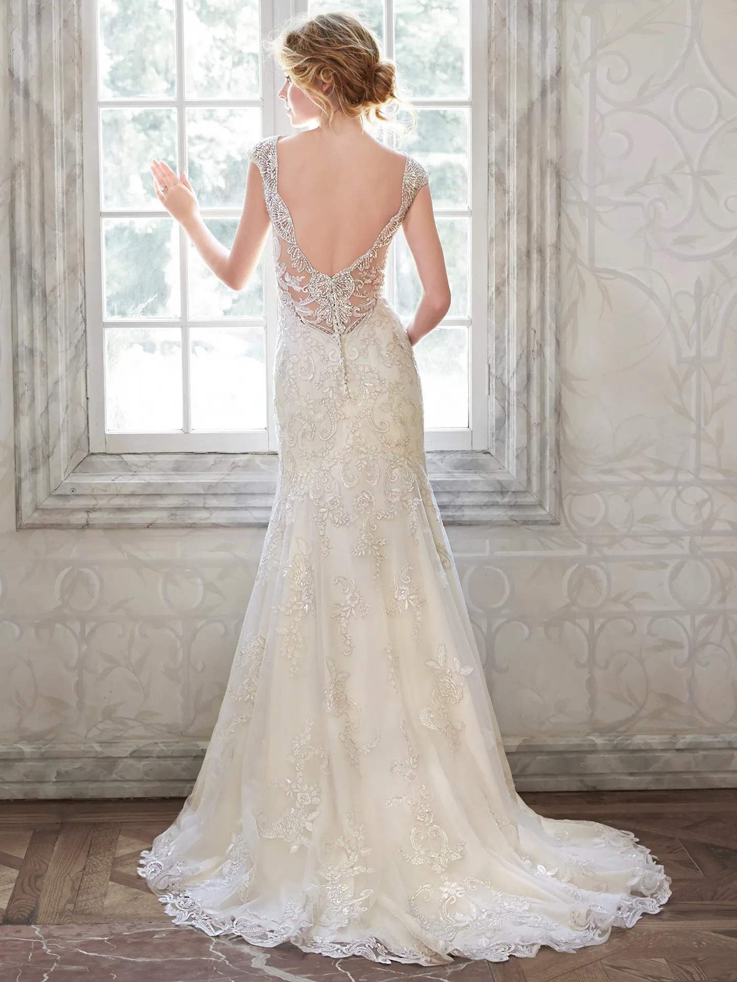 Maggie Sottero Wedding Dress Elison 5MS077 back