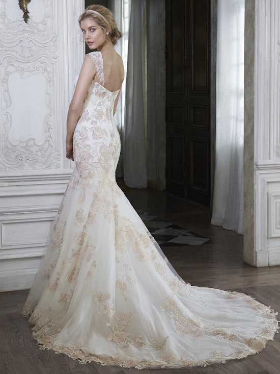 Maggie Sottero Wedding Dress Mariella 5MS078 back