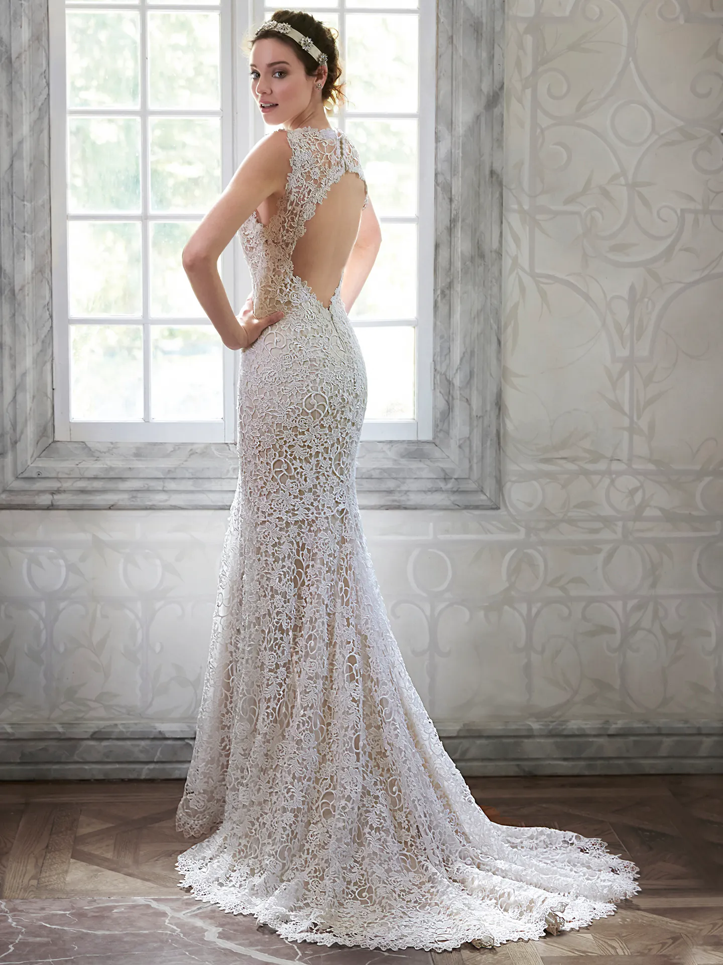 Maggie Sottero Wedding Dress Breanna 5MT075 back
