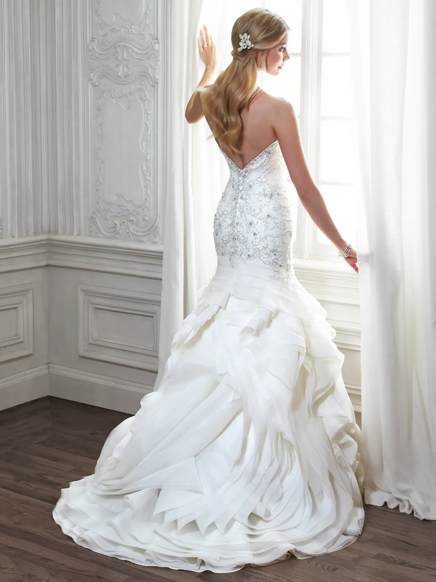 Maggie Sottero Wedding Dress Aurora 5MT153 back