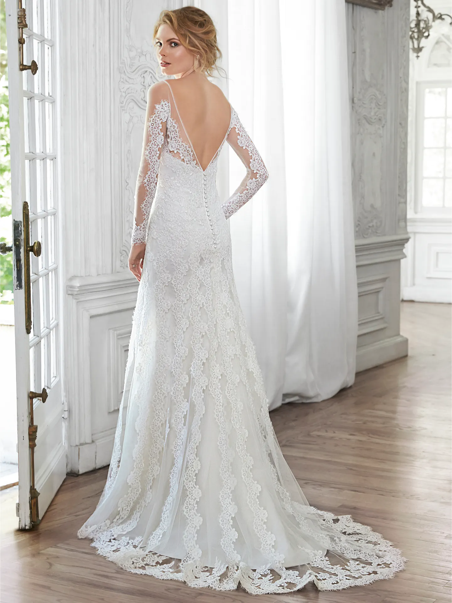Maggie Sottero Wedding Dress Inga 5MW079 back