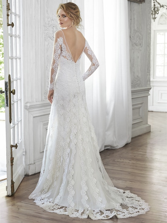Maggie Sottero Wedding Dress Inga 5MW079 back
