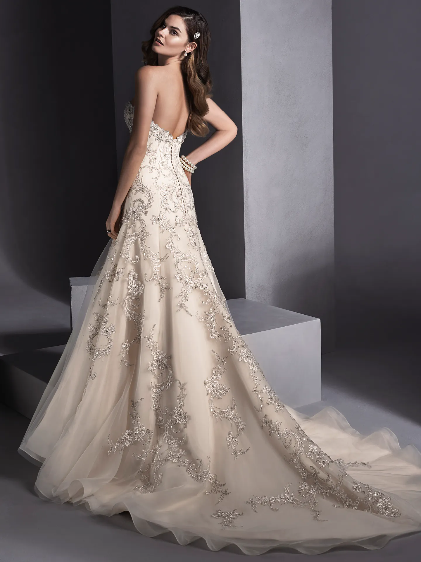 Sottero and Midgley Wedding Dress Zariah 5SR133 back