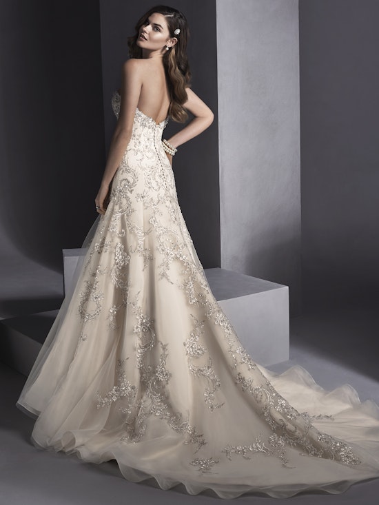Sottero and Midgley Wedding Dress Zariah 5SR133 back