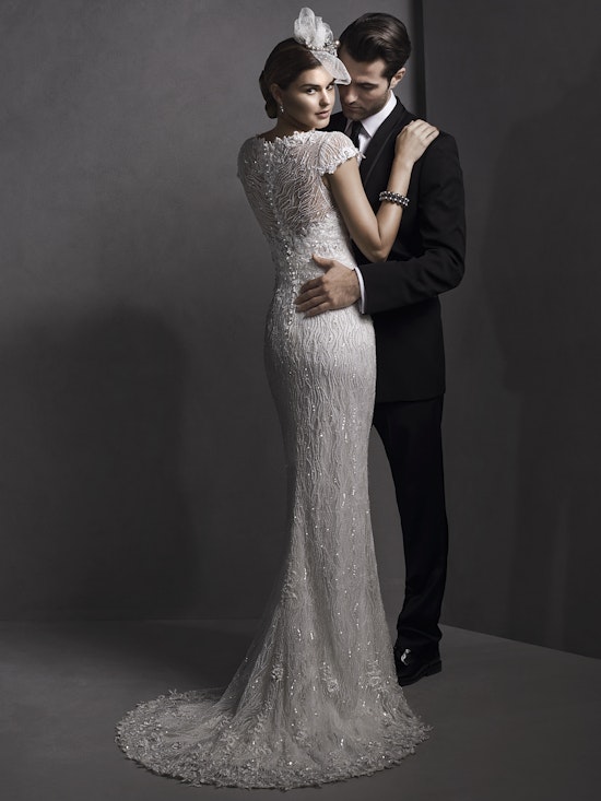 Sottero and Midgley Wedding Dress Ambria 5ST034 back