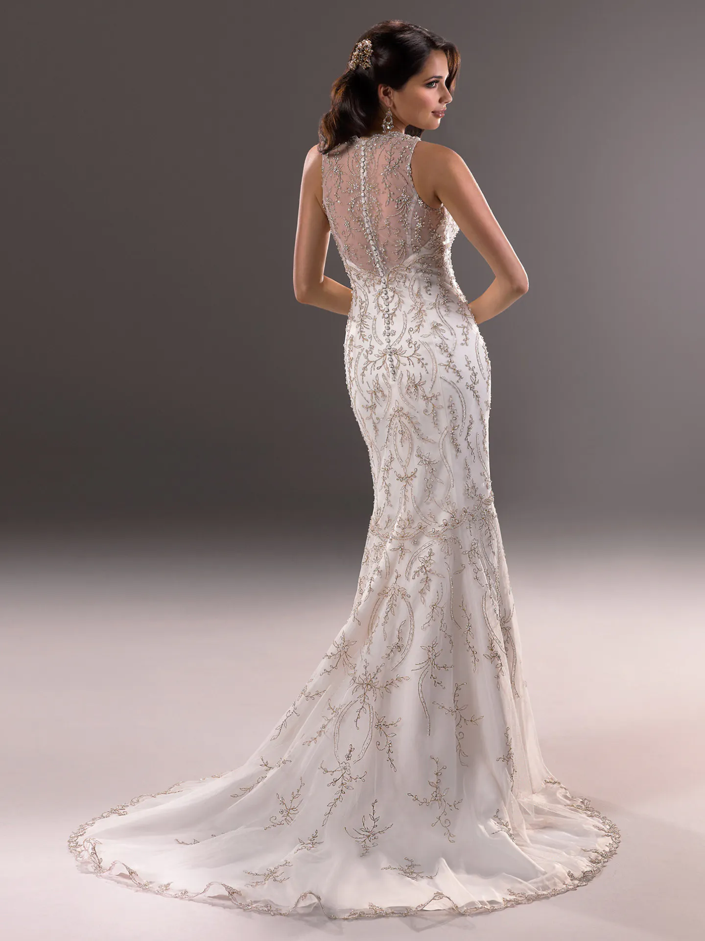 Maggie Sottero Wedding Dress Blakely 3MS734 back