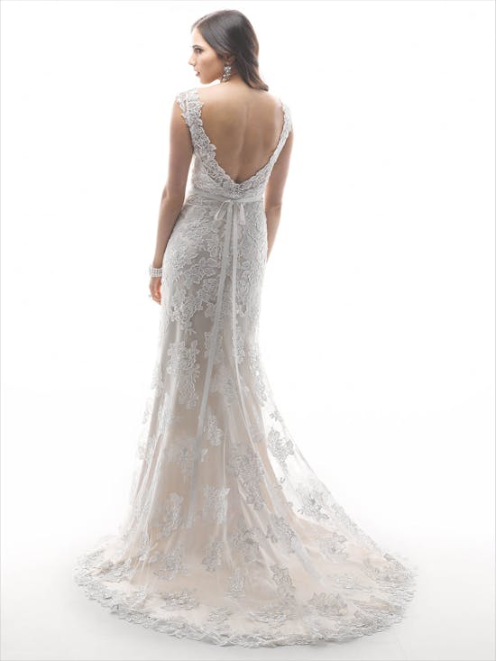 Maggie Sottero Wedding Dress Lark 4MS870 back