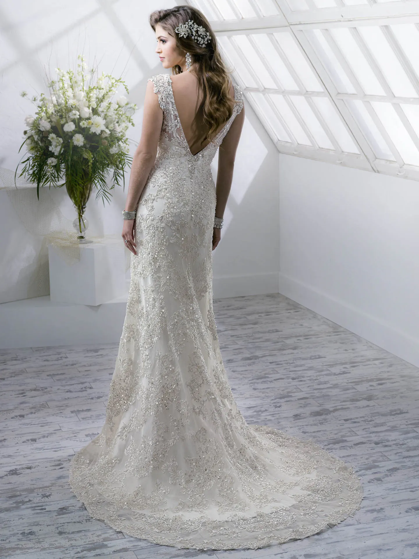 Sottero and Midgley Wedding Dress Simone 4SC822 back