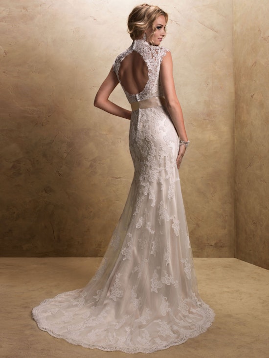 Maggie Sottero Wedding Dress Bronwyn 12623 back