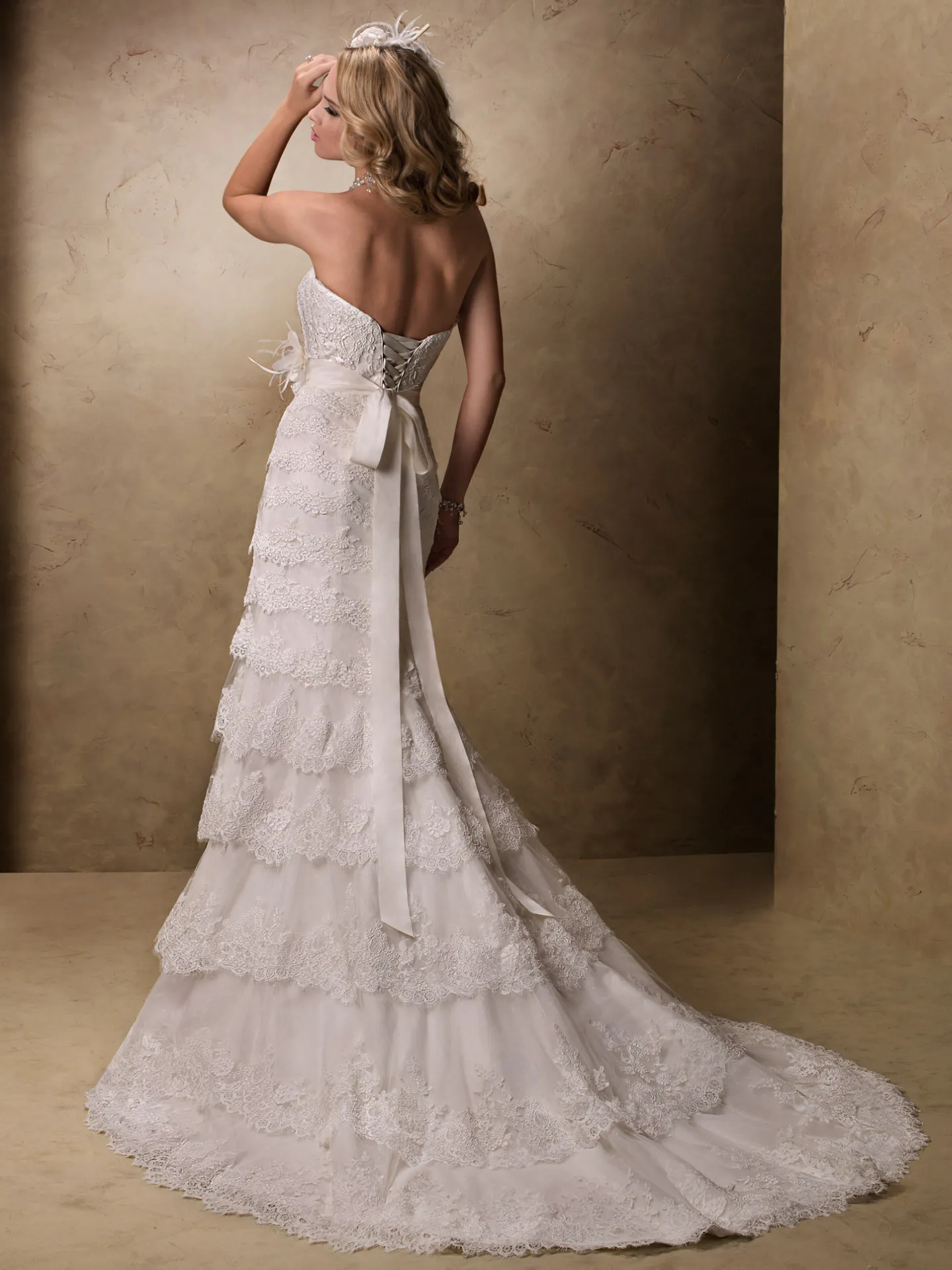 Maggie Sottero Wedding Dress Boston 22713 back