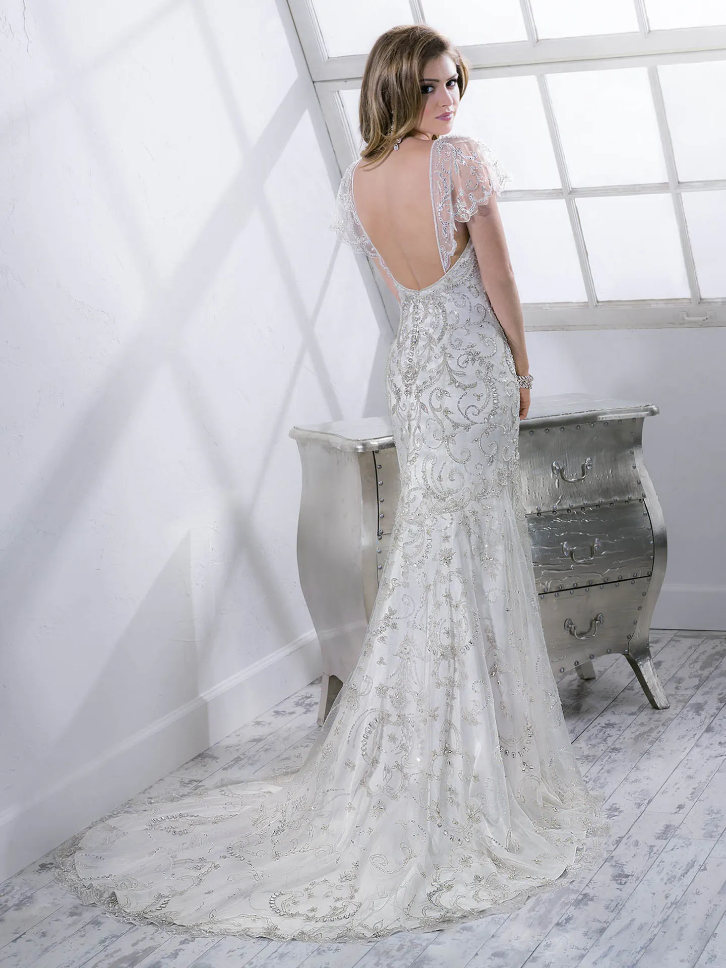 Sottero and Midgley Wedding Dress Lola 4SS827 back