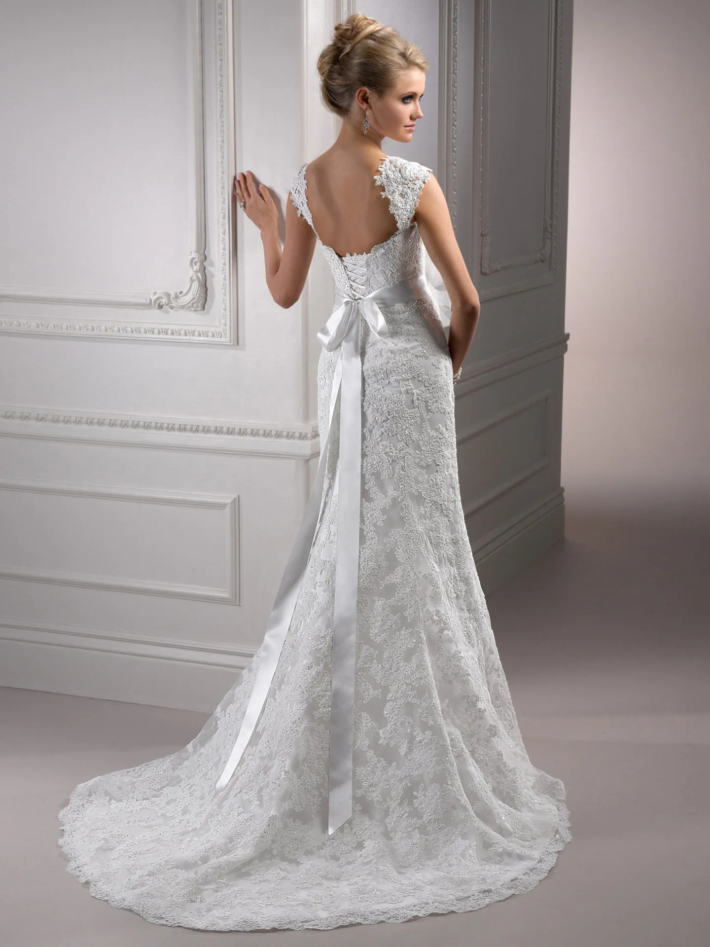 Maggie Sottero Wedding Dress Lorie S5300 back