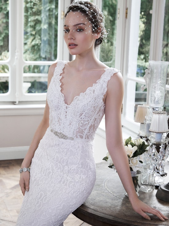 Maggie Sottero Wedding Dress Pierce 5MN690 front