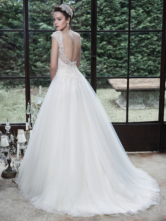 Maggie Sottero Wedding Dress Maloree 5MB713 back