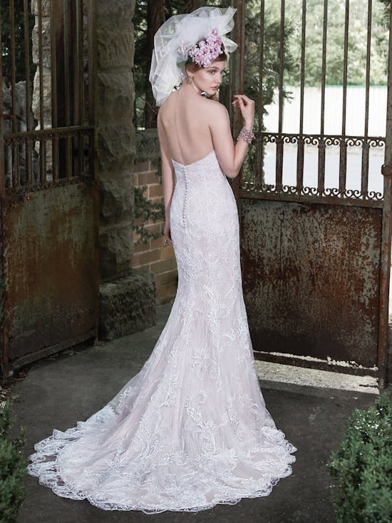 Maggie Sottero Wedding Dress Svetlana 5MC629 back