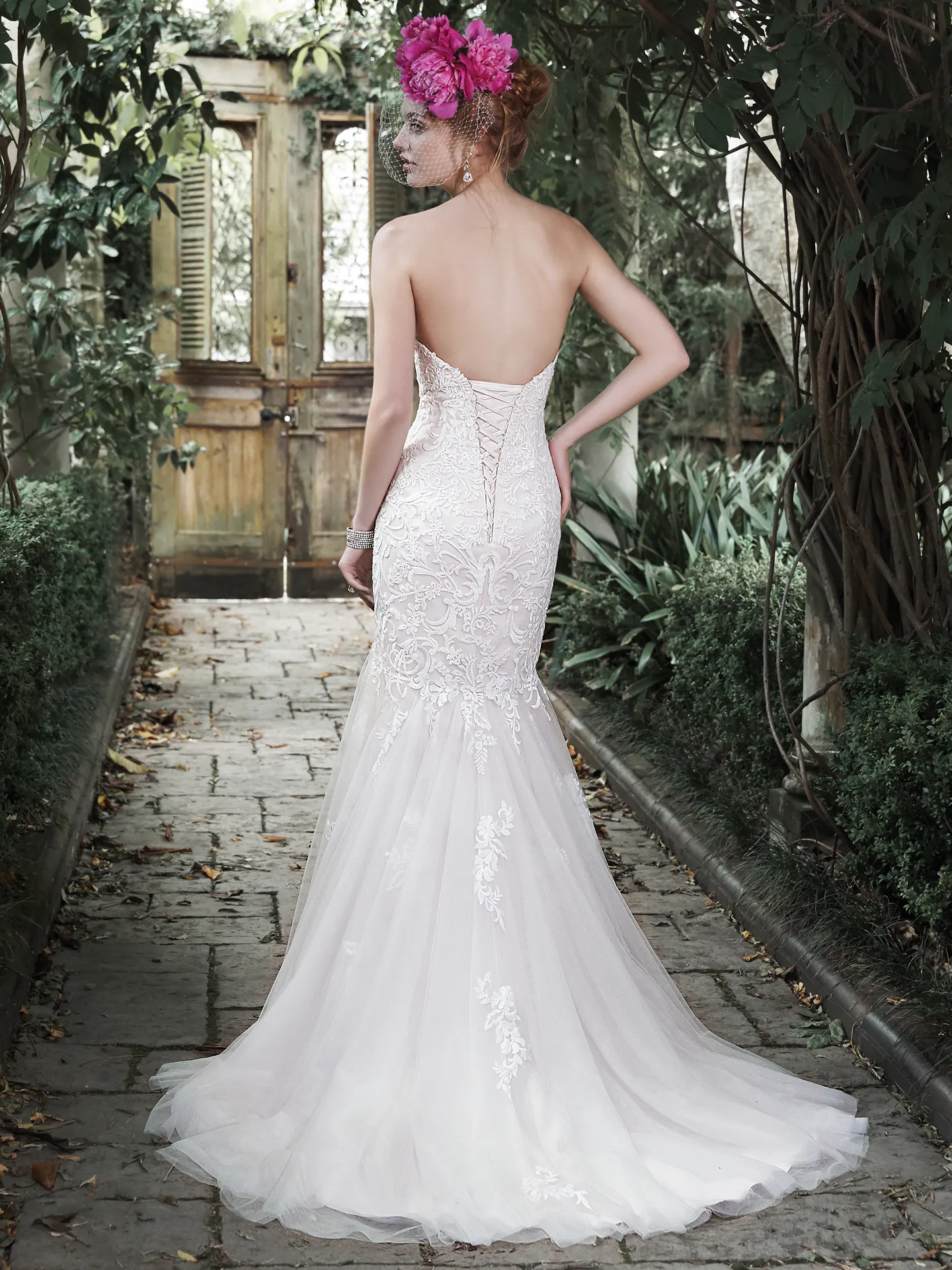 Maggie Sottero Wedding Dress Azura 5MC688 back
