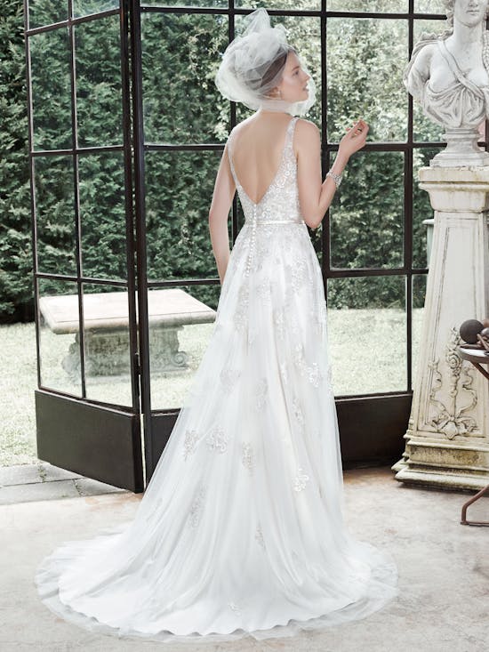 Maggie Sottero Wedding Dress Magnolia 5MN695 back