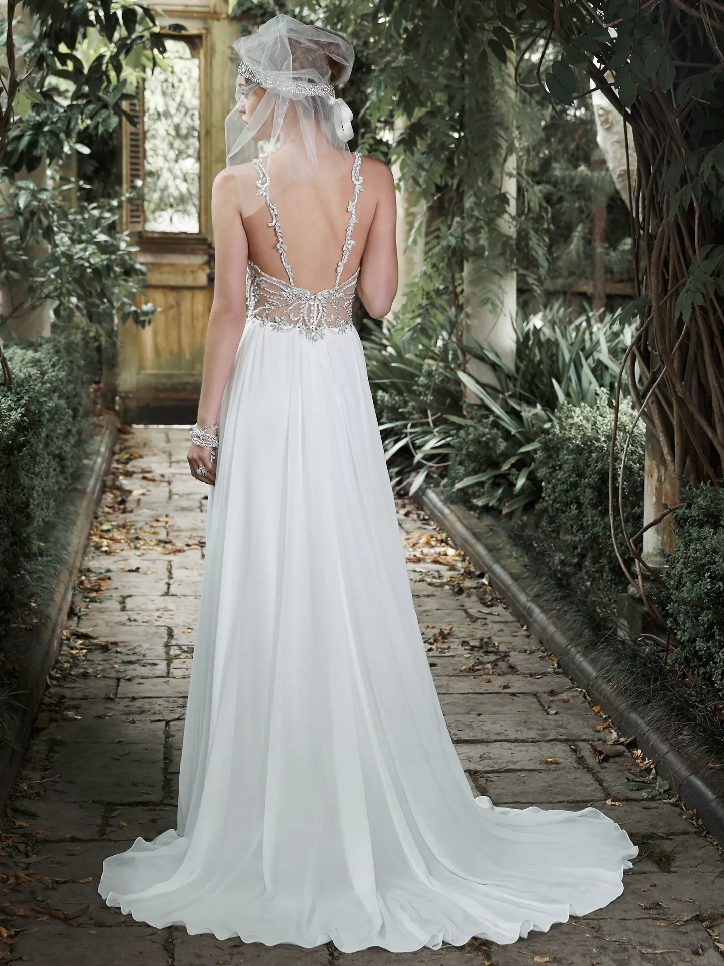 Maggie Sottero Wedding Dress Jeanette 5MR603 back