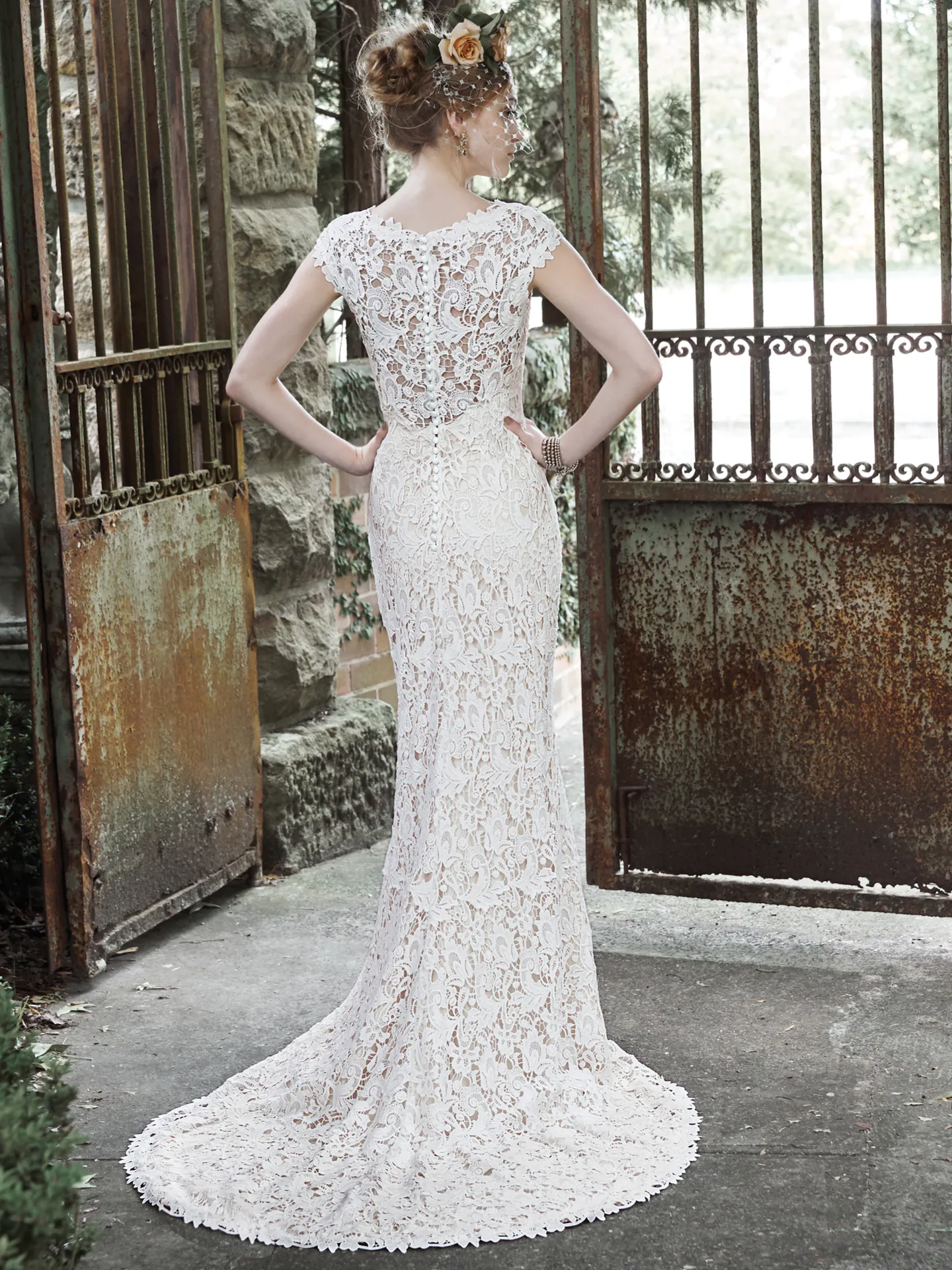 Maggie Sottero Wedding Dress Trudy 5MT655 back