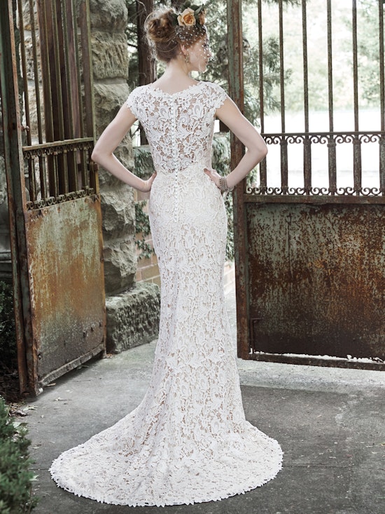 Maggie Sottero Wedding Dress Trudy 5MT655 back