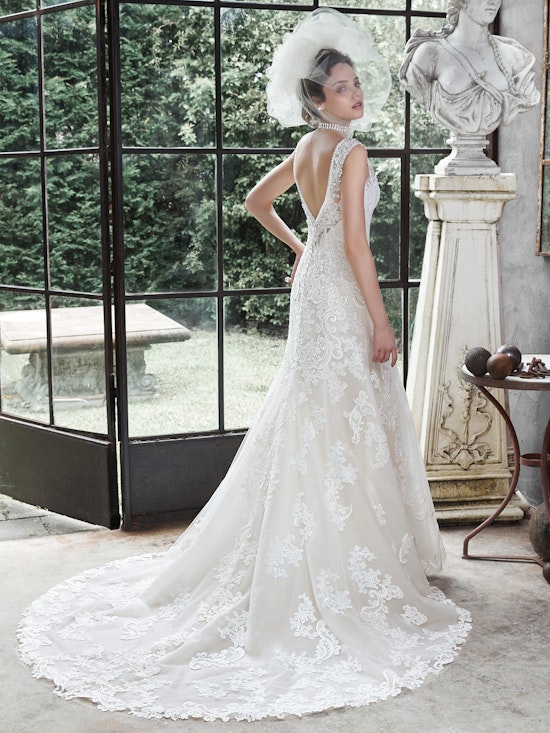 Maggie Sottero Wedding Dress Darija 5MW646 back