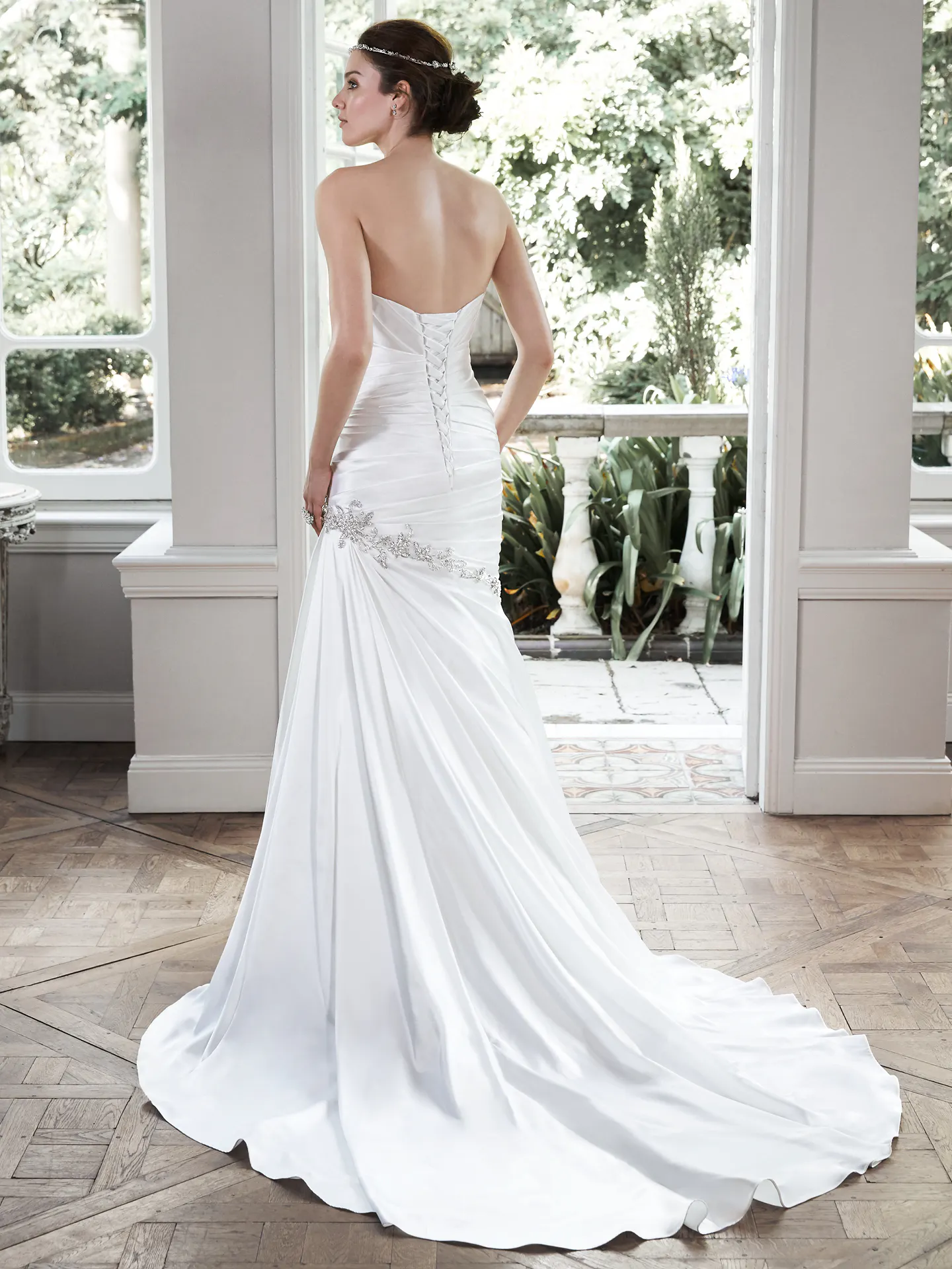 Maggie Sottero Wedding Dress Bobbi 5MW707 back