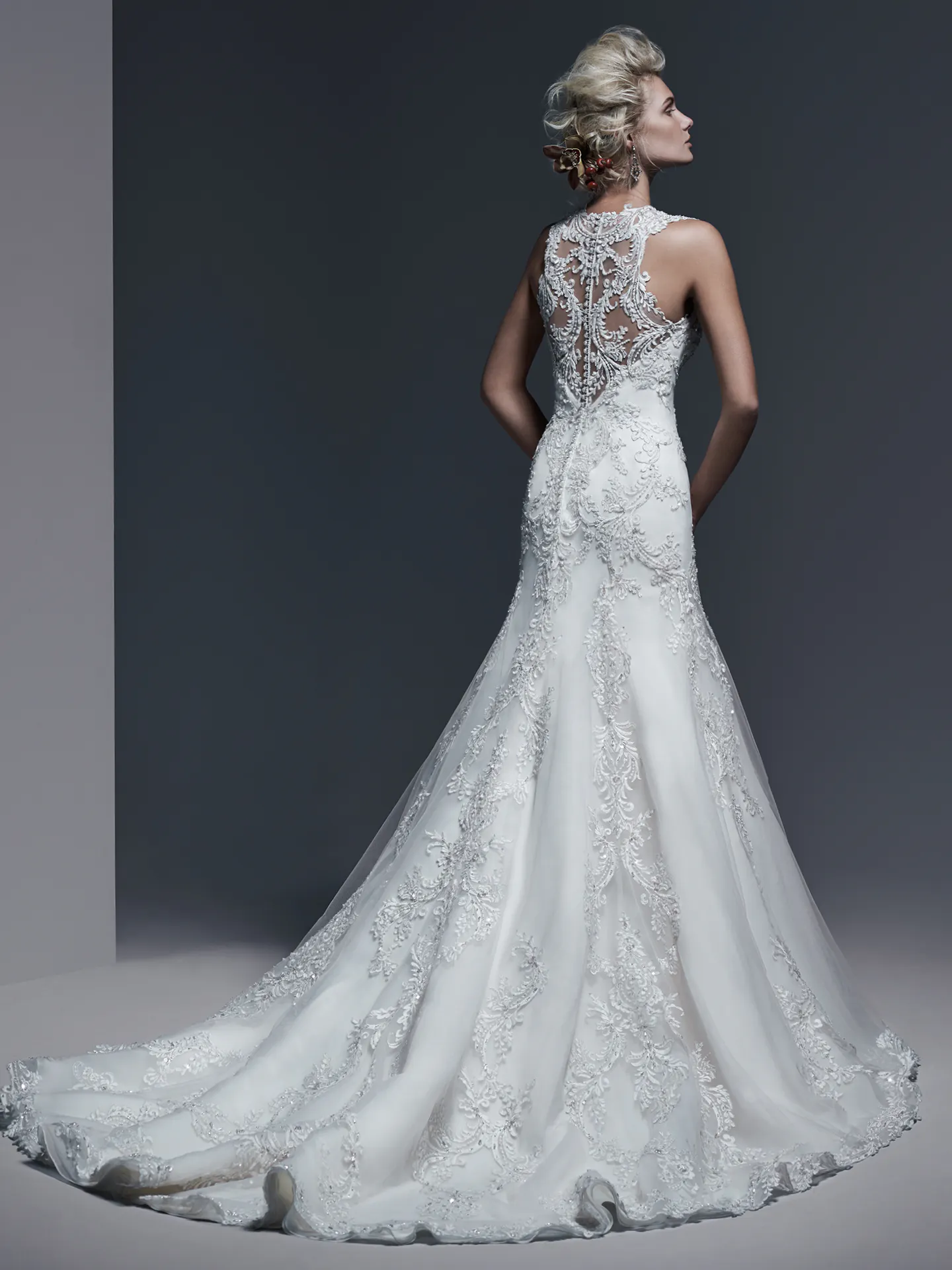 Sottero and Midgley Wedding Dress Monticella 5SR604 back