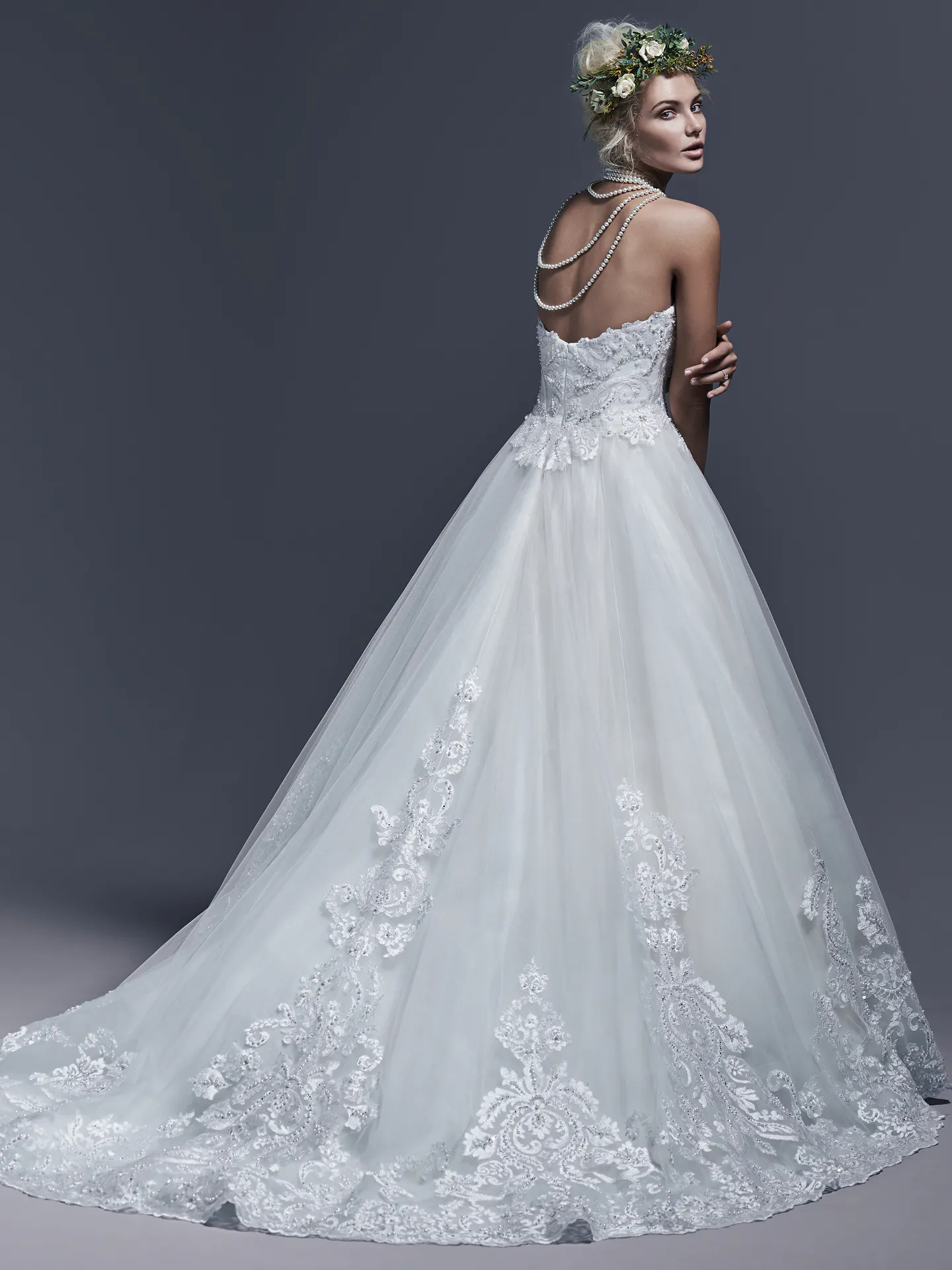 Sottero and Midgley Wedding Dress Dawnelle 5SW623 back